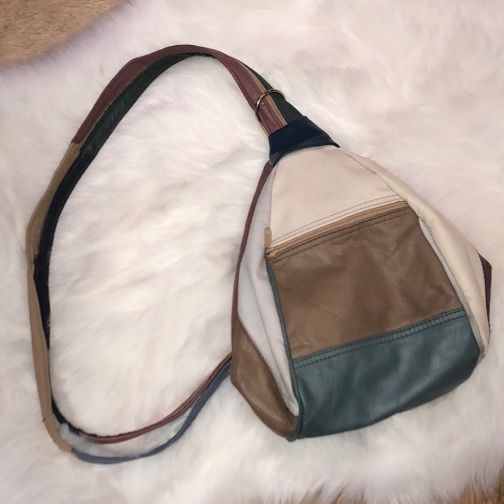 Ideal Genuine Leather Made n Mexico backpack/purse
